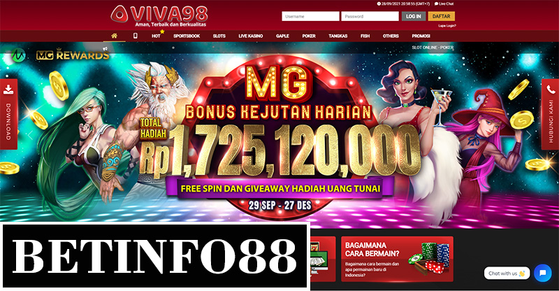 Viva98 Bonus Freebet Terbesar Tanpa Modal Senilai Rp 100000